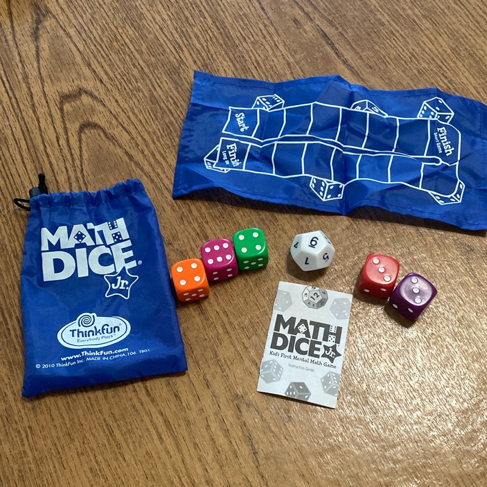 Think Fun Math Dice, Jr Game